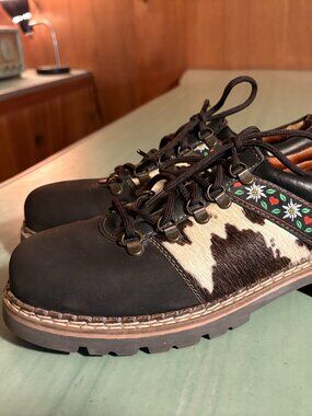 Vintage Womens Josef Seibel Cowhide Comfort Hiking Shoes EU 41 US Size 10 / 10.5